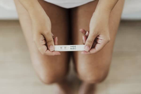 ILE con medicamentos; Prueba de embarazo